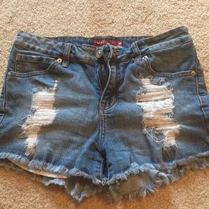 LOVE CULTURE DENIM SHORTS